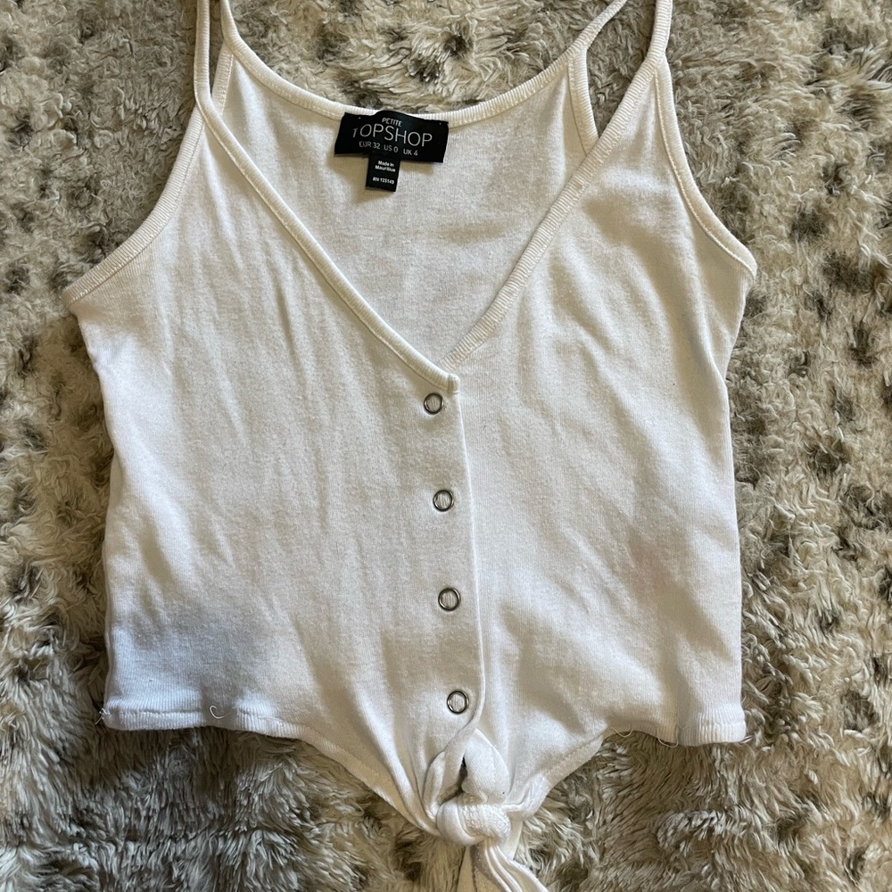 TOPSHOP Tie Up Tank